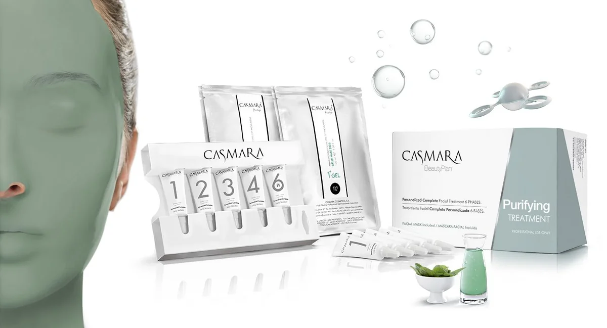 Tratamiento facial Purifying oxigenante Casmara en Valencia