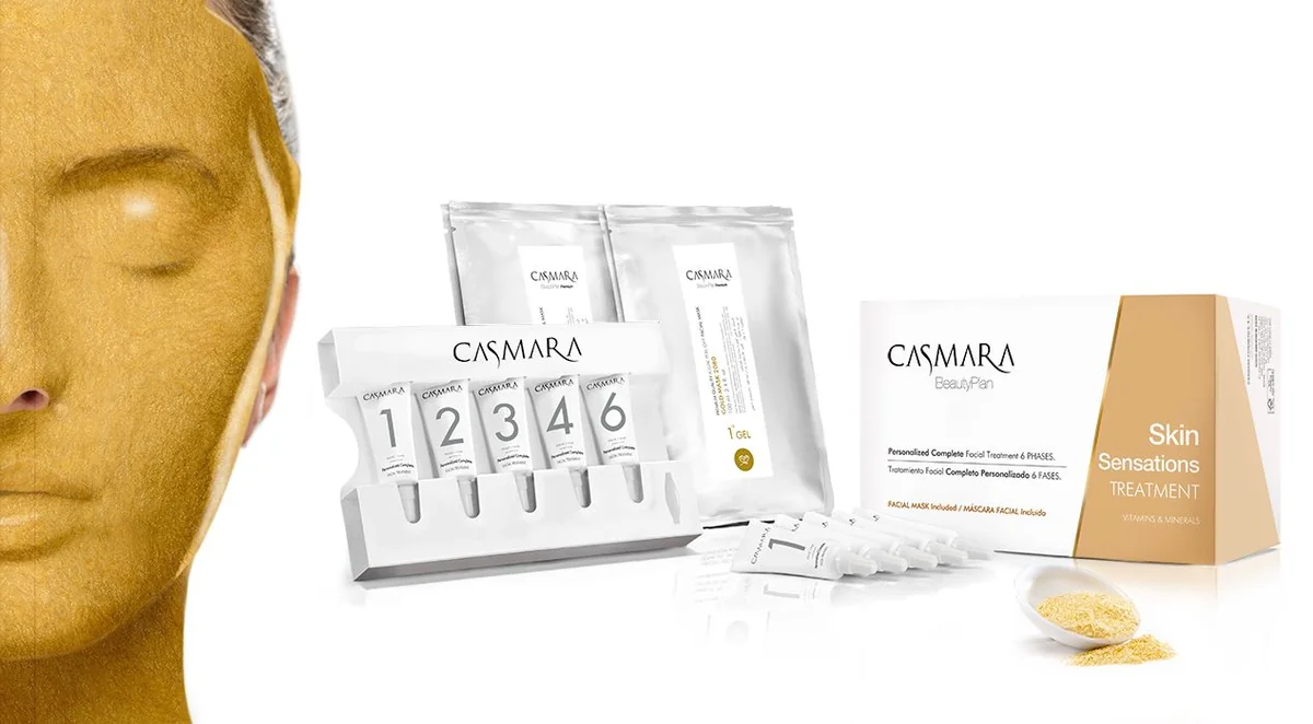 Tratamiento multivitamínico Skin Sensations Casmara con oro de 24K